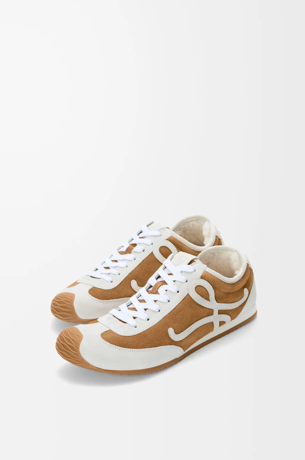 Ballet Runner 2.0 In Suede And Shearling