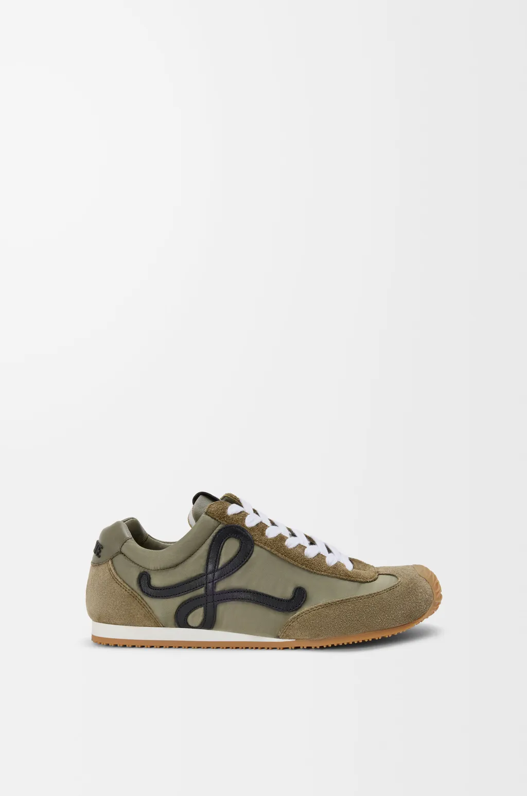 Ballet Runner 2.0 In Nylon And Calfskin