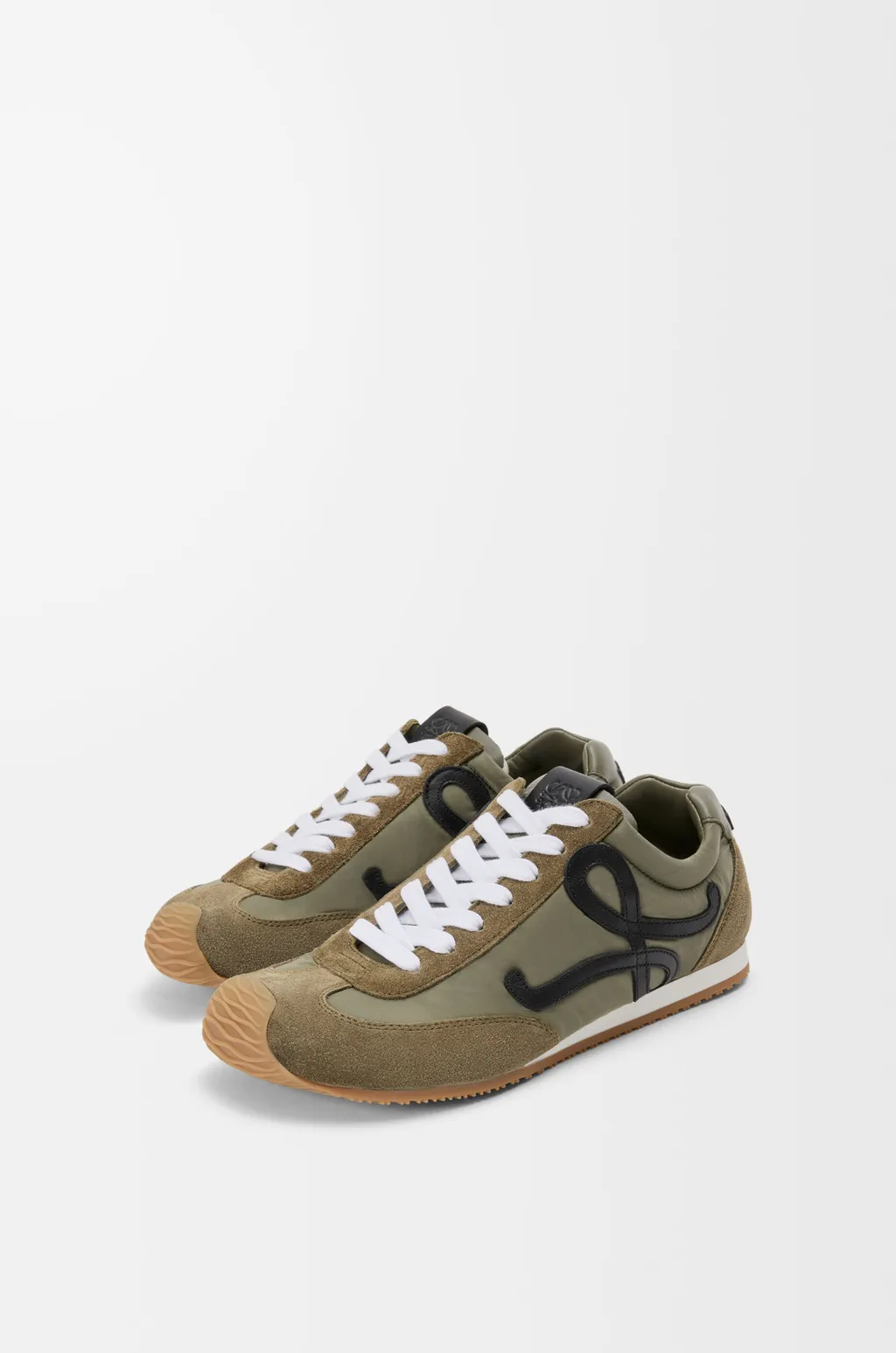 Ballet Runner 2.0 In Nylon And Calfskin