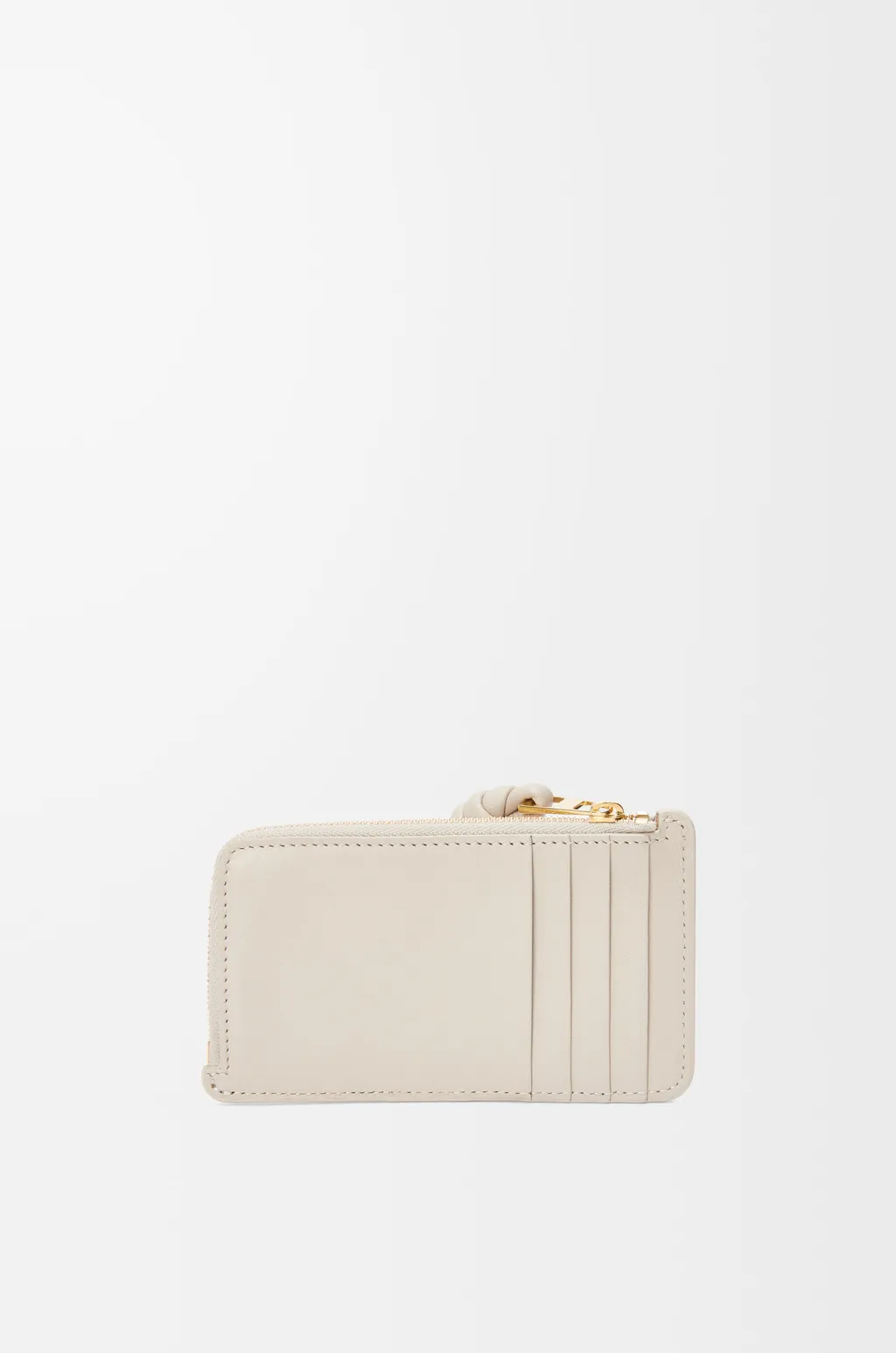 Knot Coin Cardholder In Shiny Nappa Calfskin