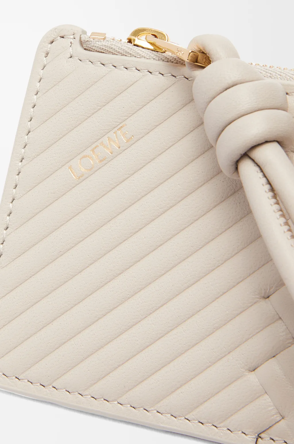 Knot Coin Cardholder In Shiny Nappa Calfskin