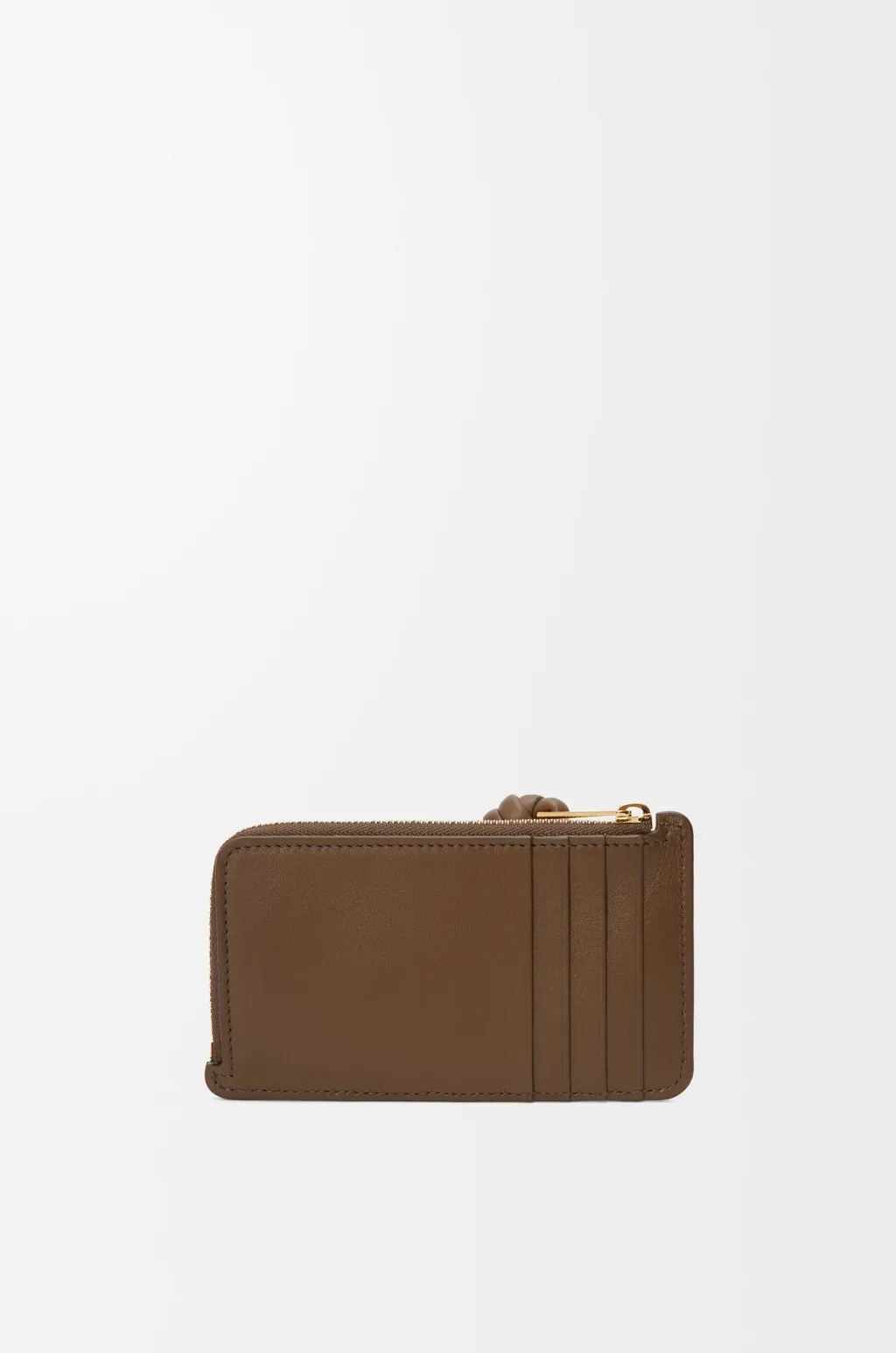 Knot Coin Cardholder In Shiny Nappa Calfskin