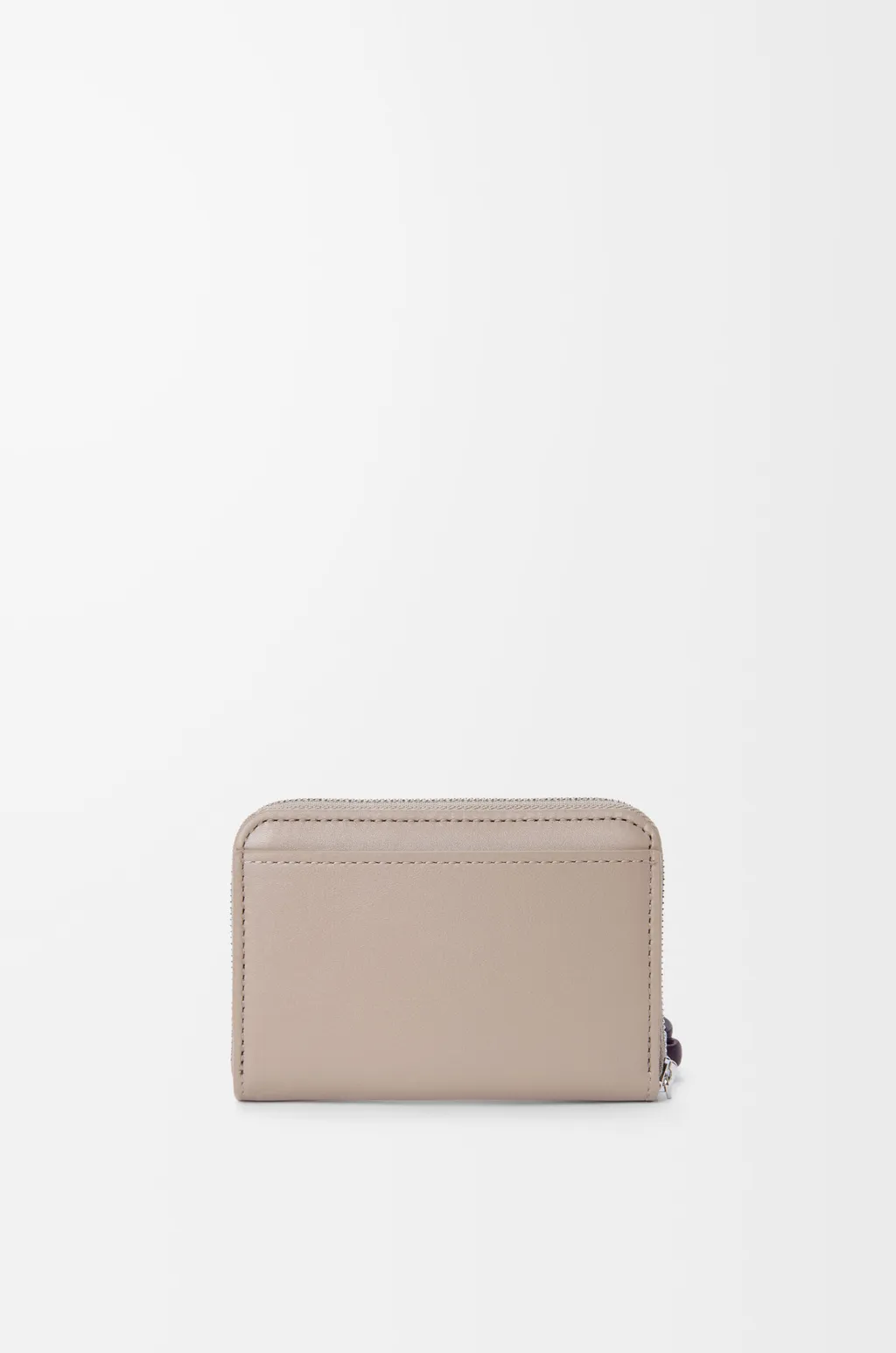 Zipped Coin Purse In Shiny Nappa Calfskin