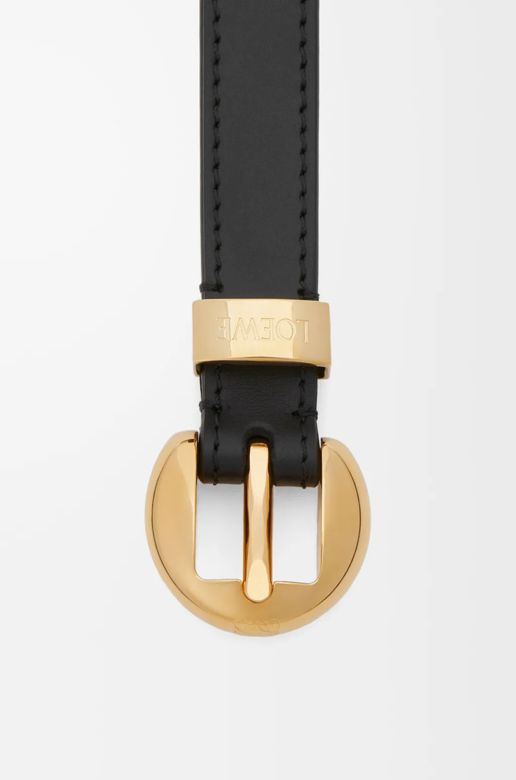 Pebble Belt In Smooth Calfskin