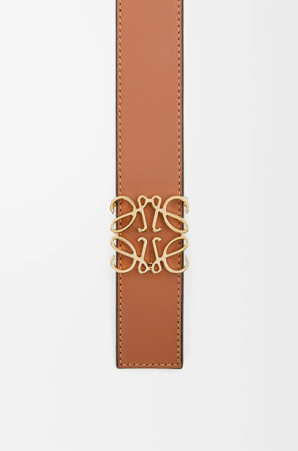 Reversible Anagram Belt In Smooth Calfskin