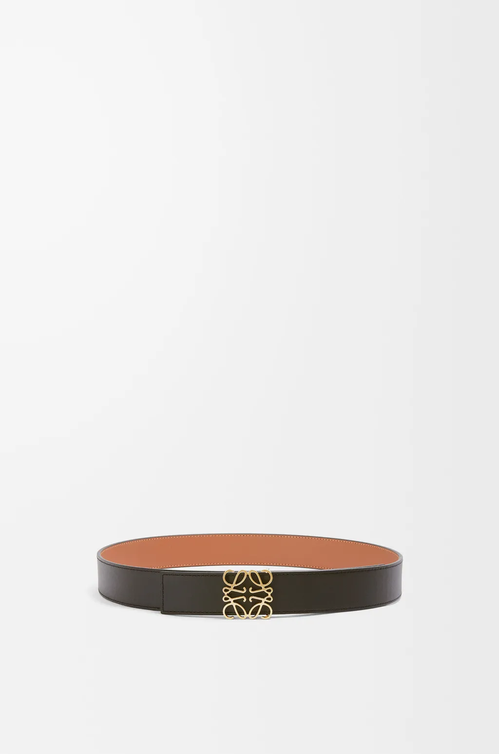 Reversible Anagram Belt In Smooth Calfskin