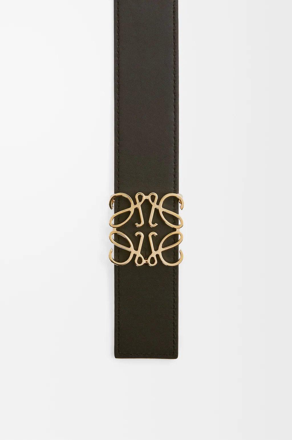 Reversible Anagram Belt In Smooth Calfskin