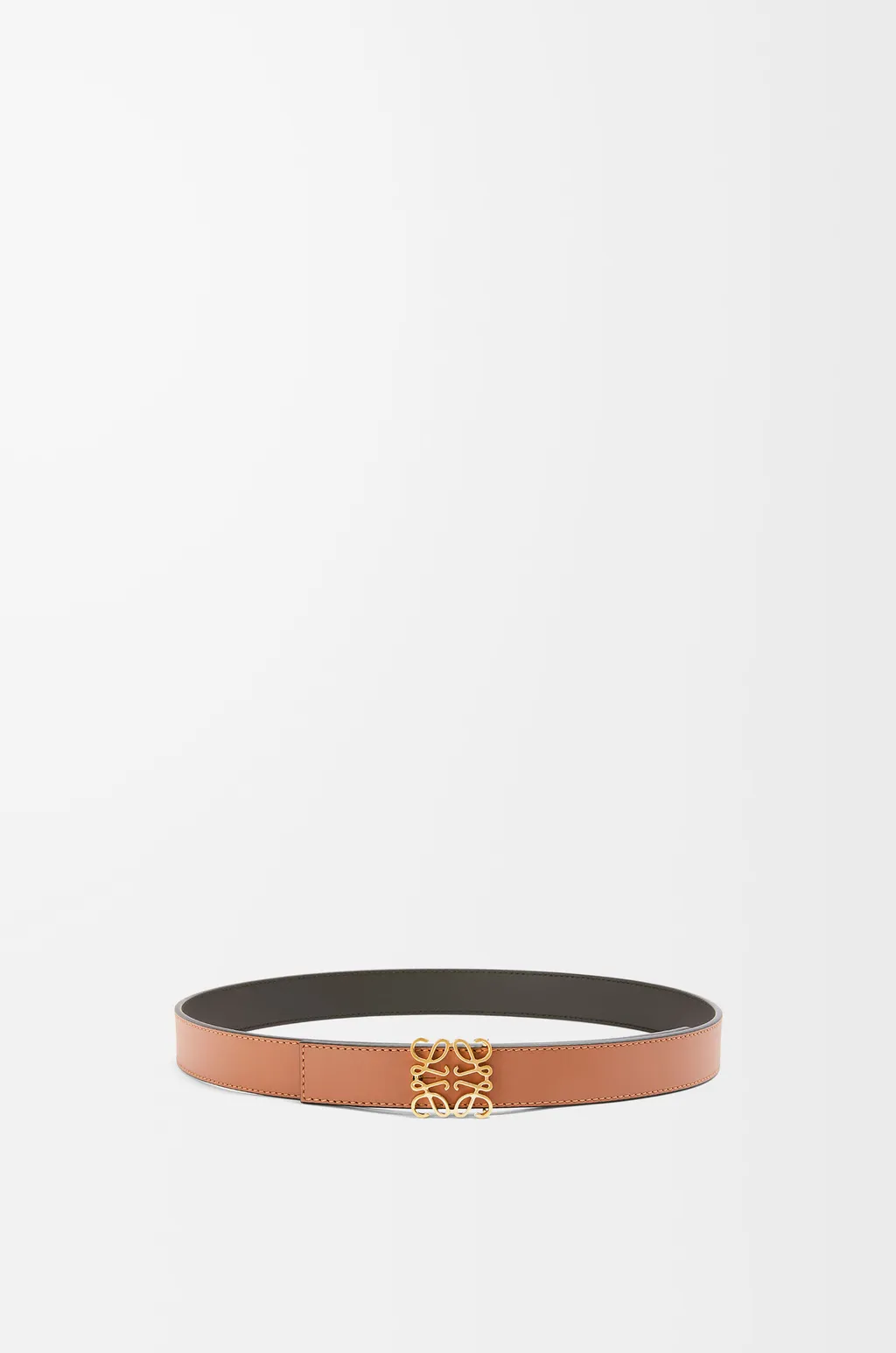 Reversible Anagram Belt In Smooth Calfskin