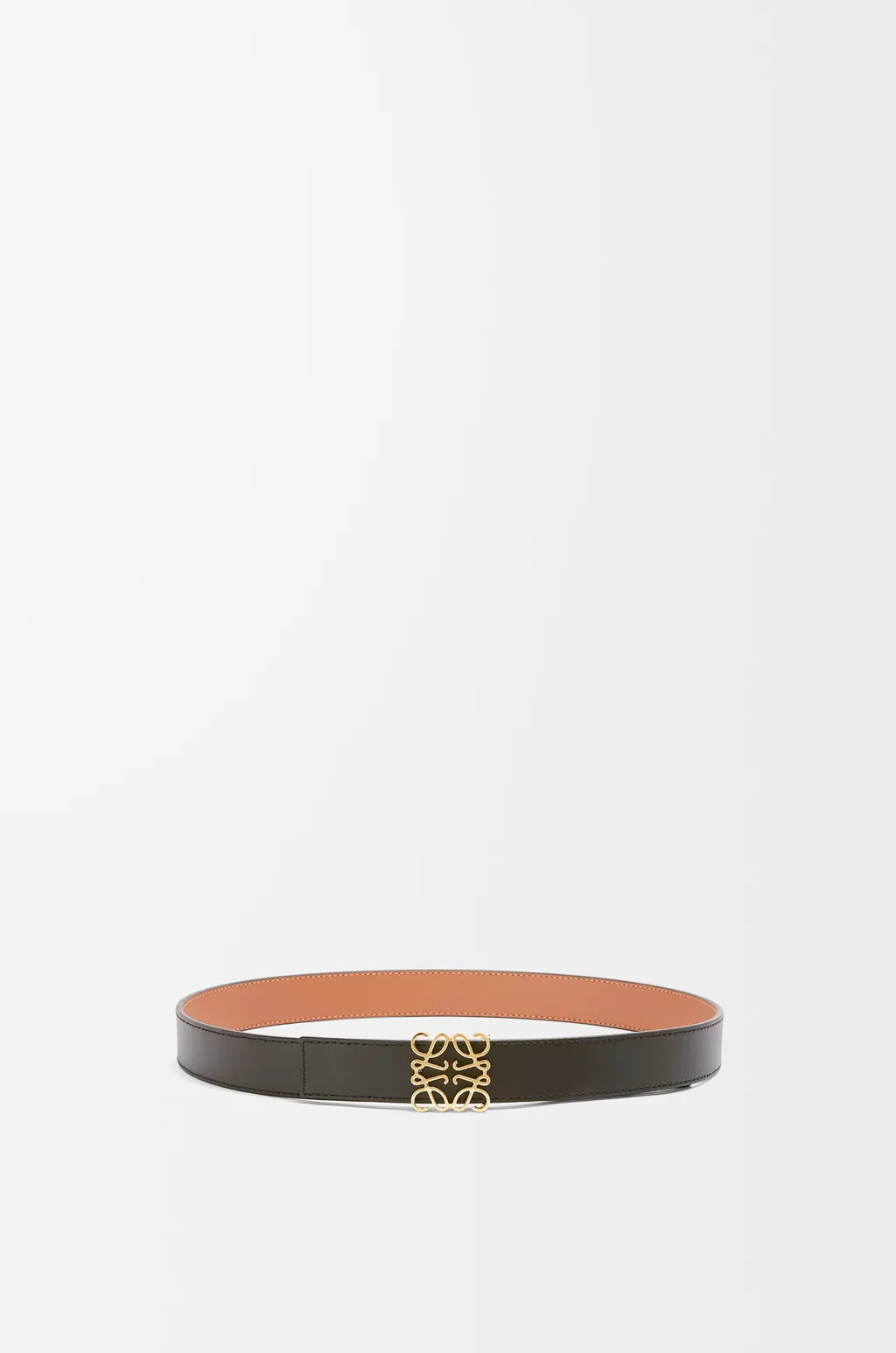 Reversible Anagram Belt In Smooth Calfskin