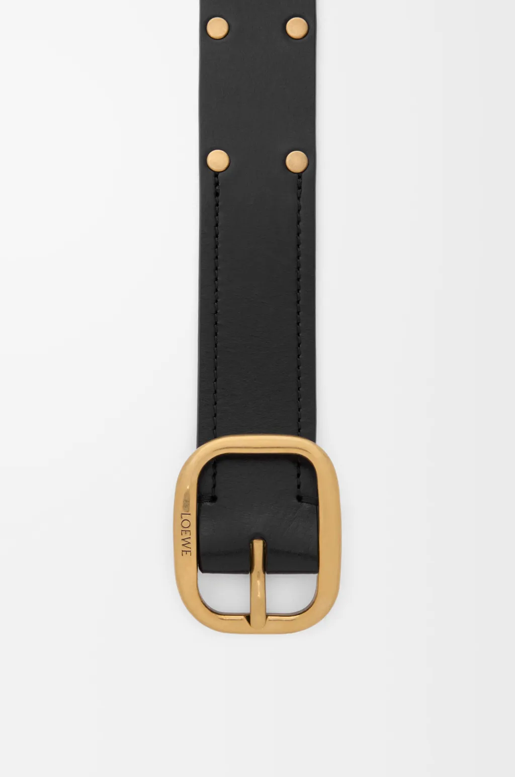 Rounded Soft Belt In Classic Calfskin