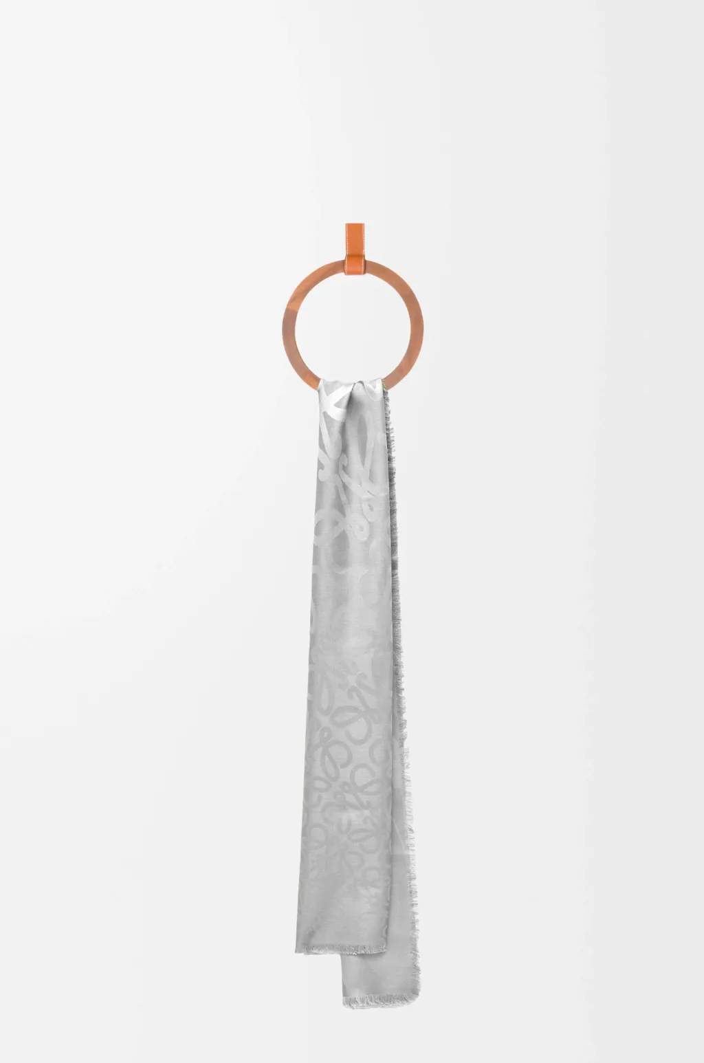 Scarf In Silk And Wool