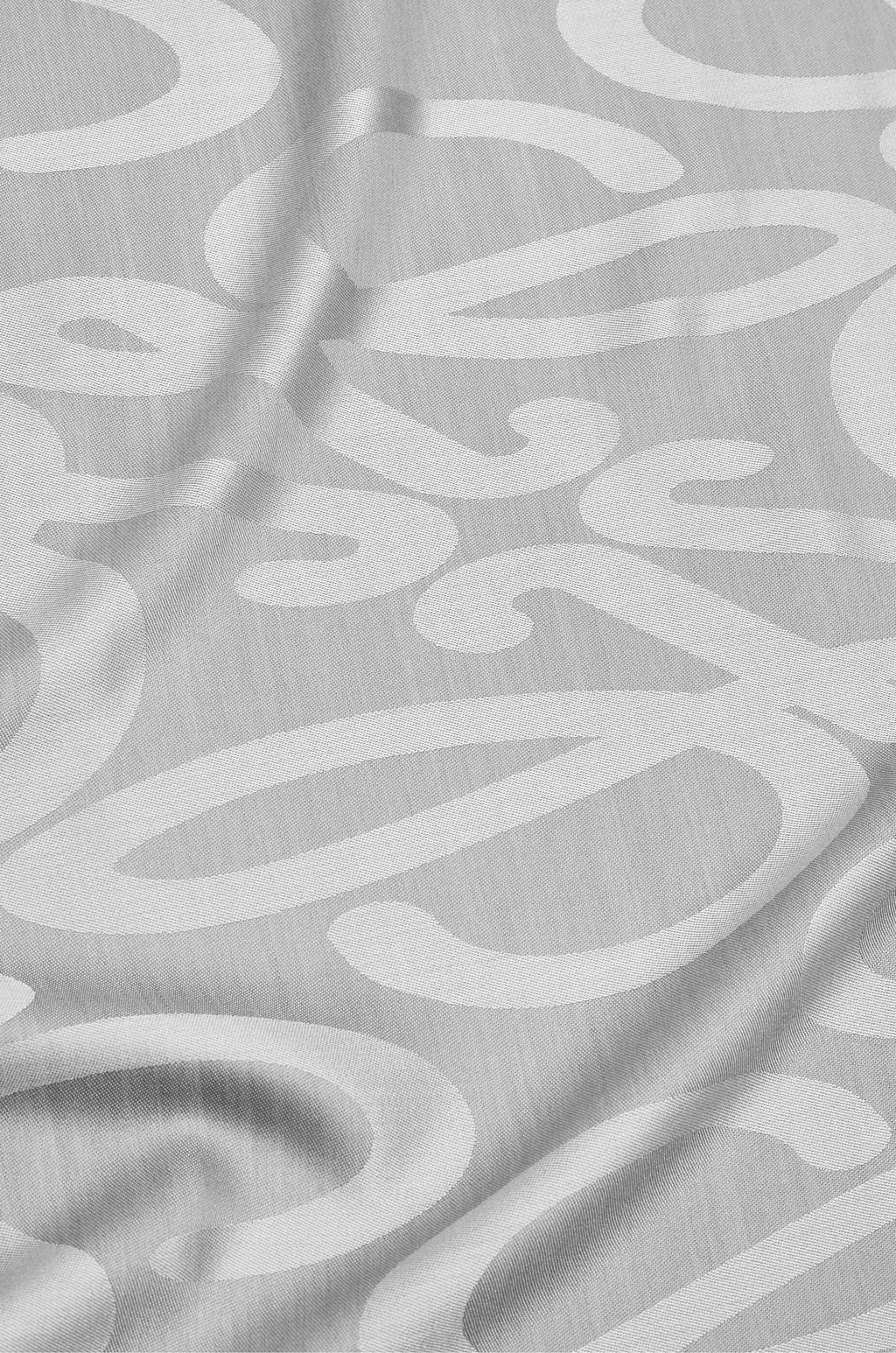 Scarf In Silk And Wool