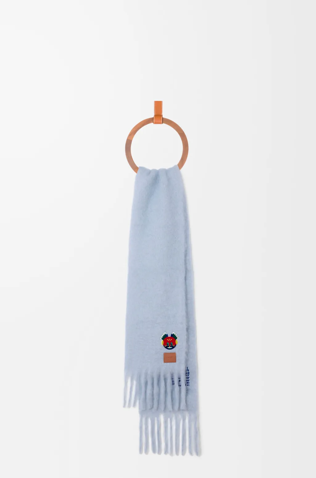 Scarf In Mohair And Wool Blend