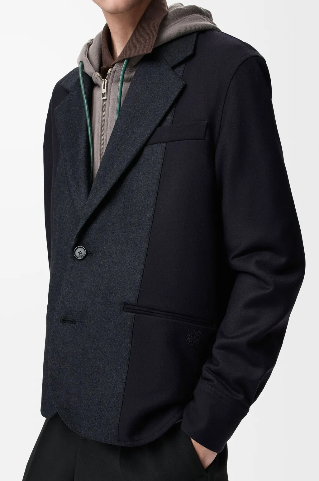 Hybrid Jacket In Wool