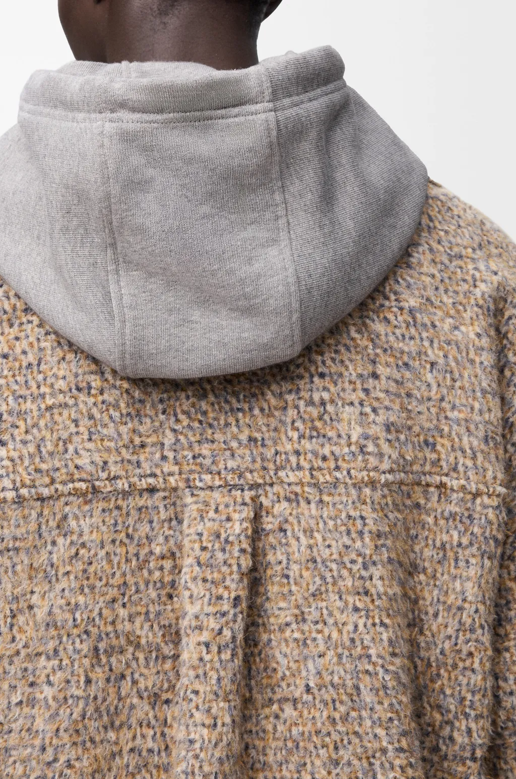 Overshirt In Wool And Llama Blend