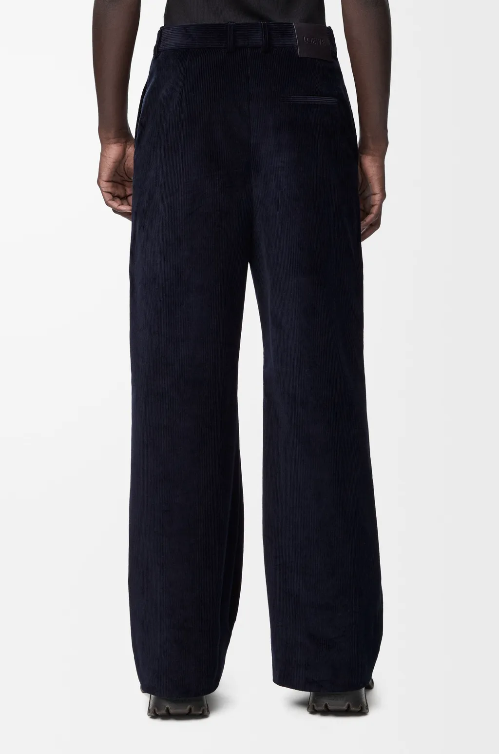 Hybrid Trousers In Cotton And Wool