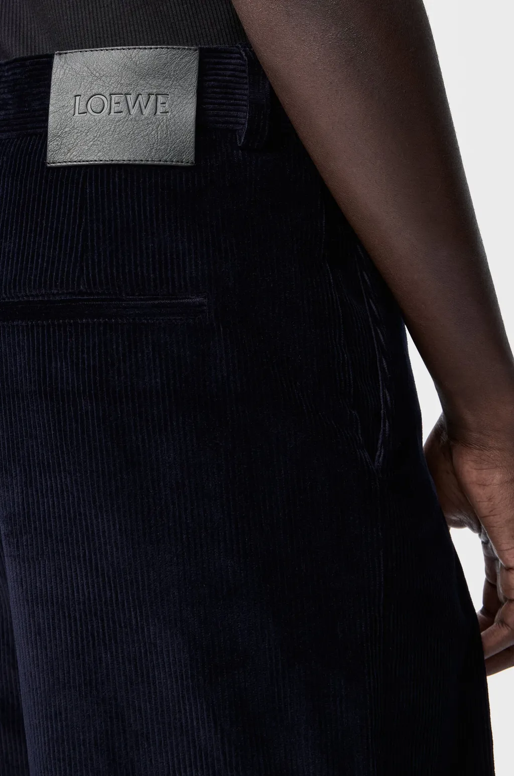 Hybrid Trousers In Cotton And Wool