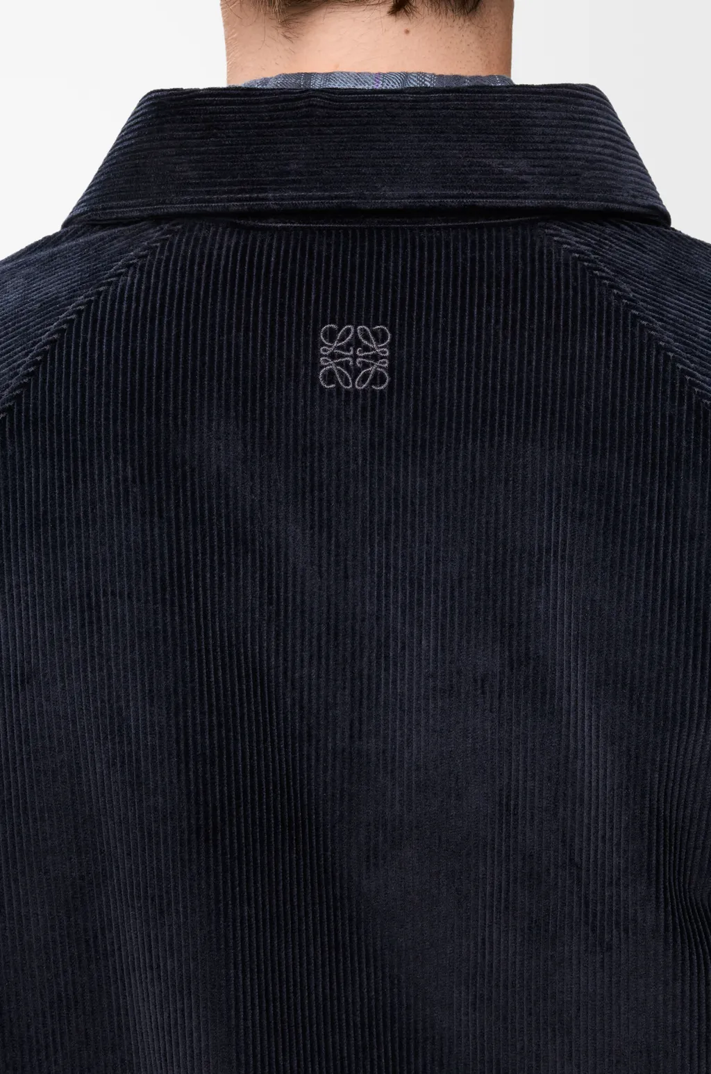 Hybrid Overshirt In Cotton And Wool