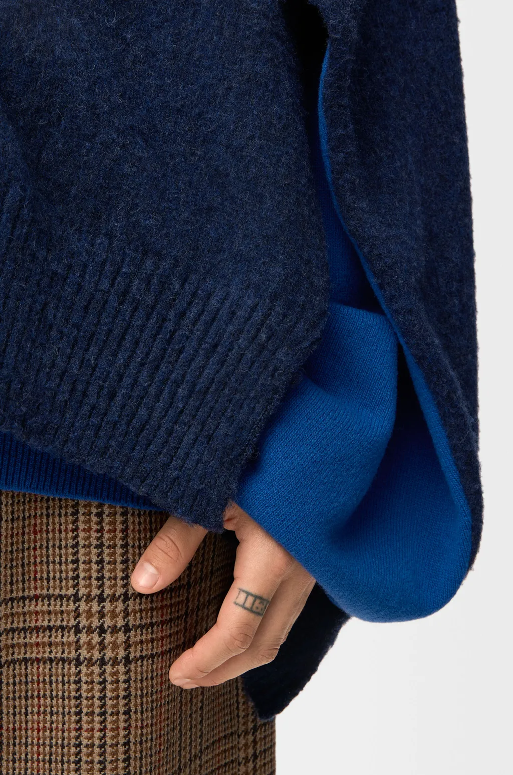 Trompe L'oeil Sweater In Wool