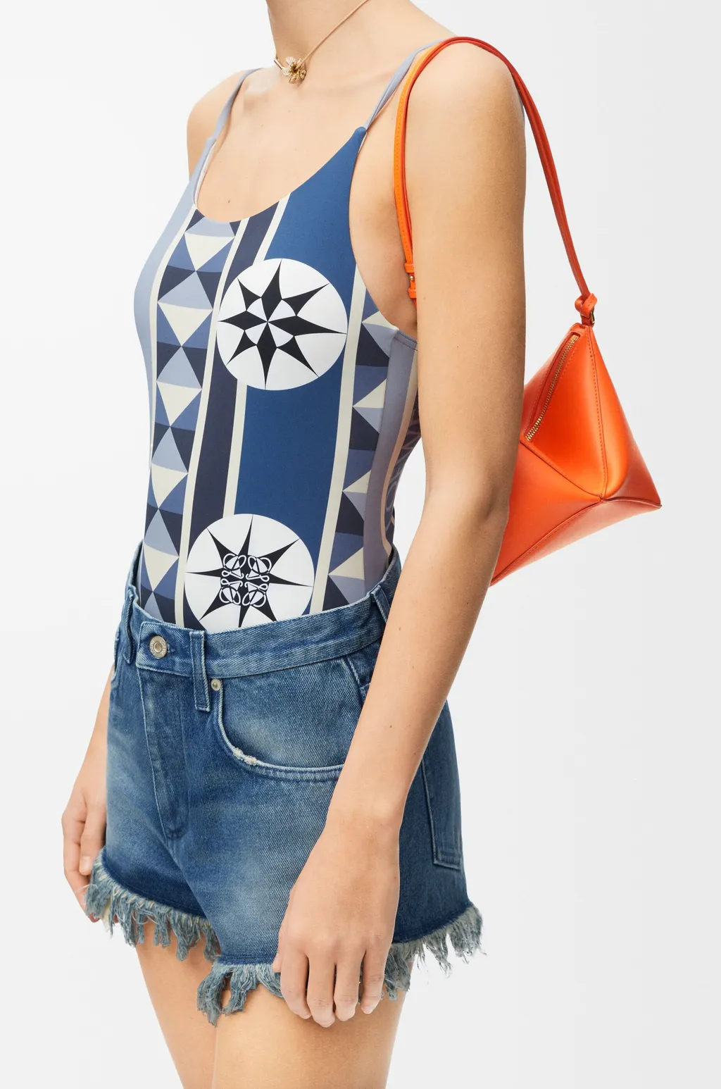 Puzzle Fold Pouch In Shiny Nappa Calfskin
