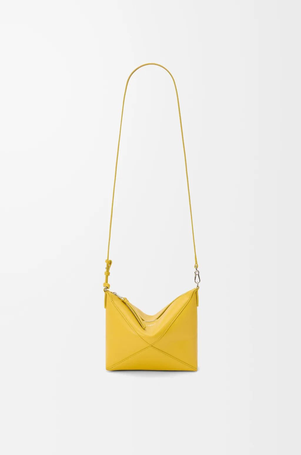 Puzzle Fold Pouch In Shiny Nappa Calfskin