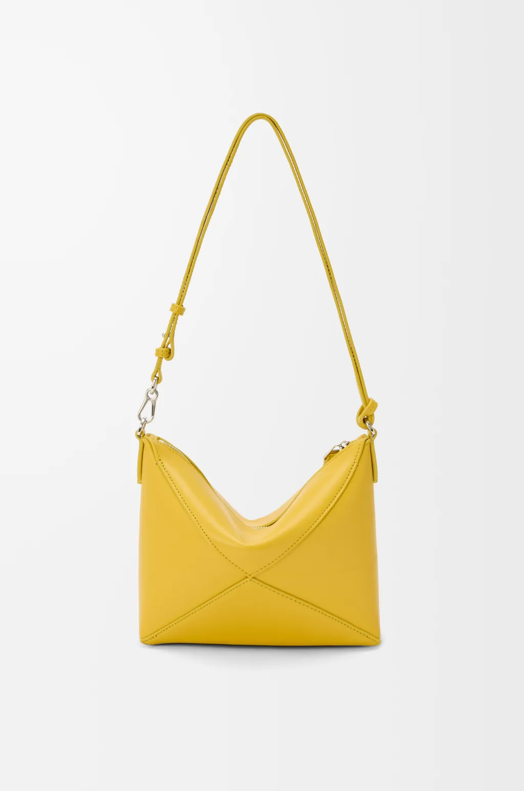 Puzzle Fold Pouch In Shiny Nappa Calfskin