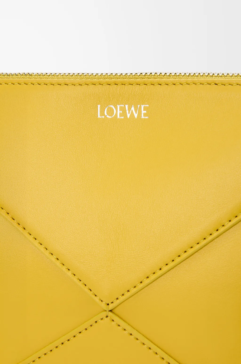 Puzzle Fold Pouch In Shiny Nappa Calfskin