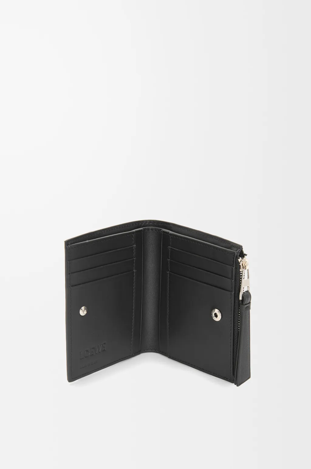 Puzzle Slim Compact Wallet In Classic Calfskin