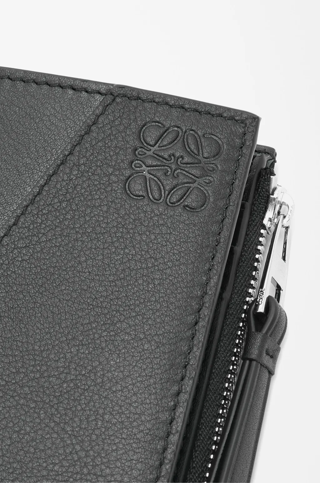 Puzzle Slim Compact Wallet In Classic Calfskin