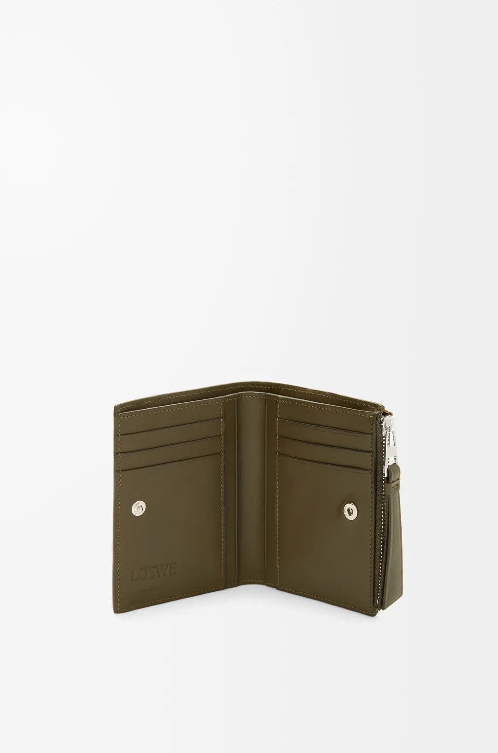 Puzzle Slim Compact Wallet In Classic Calfskin