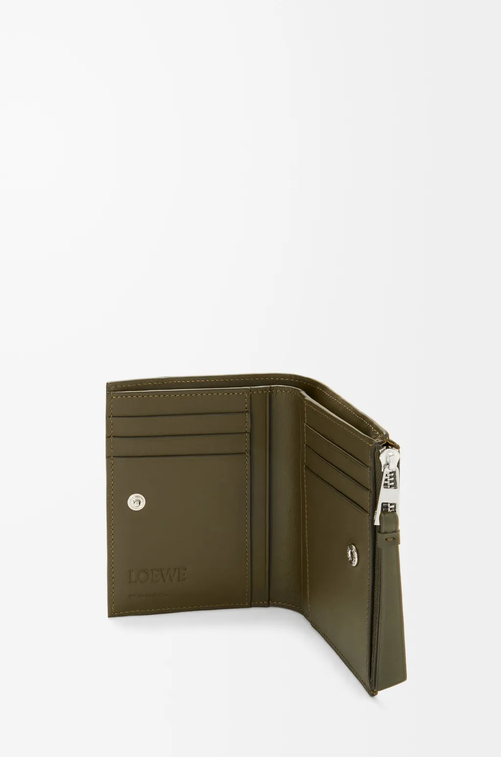 Puzzle Slim Compact Wallet In Classic Calfskin