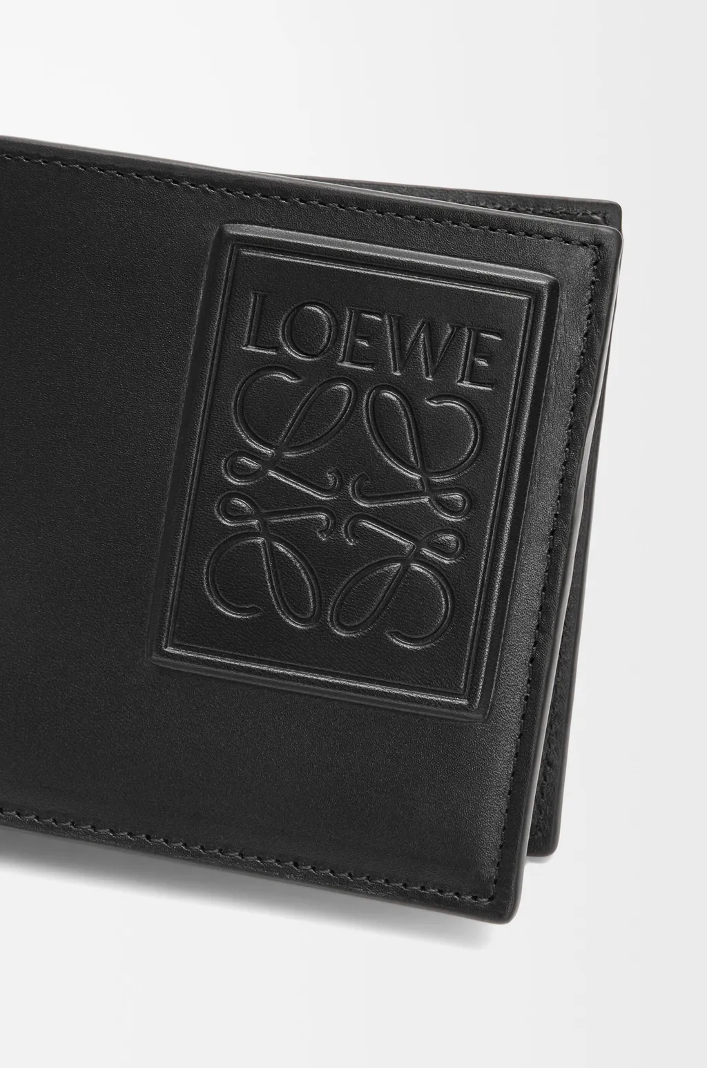 Bifold Coin Wallet In Satin Calfskin