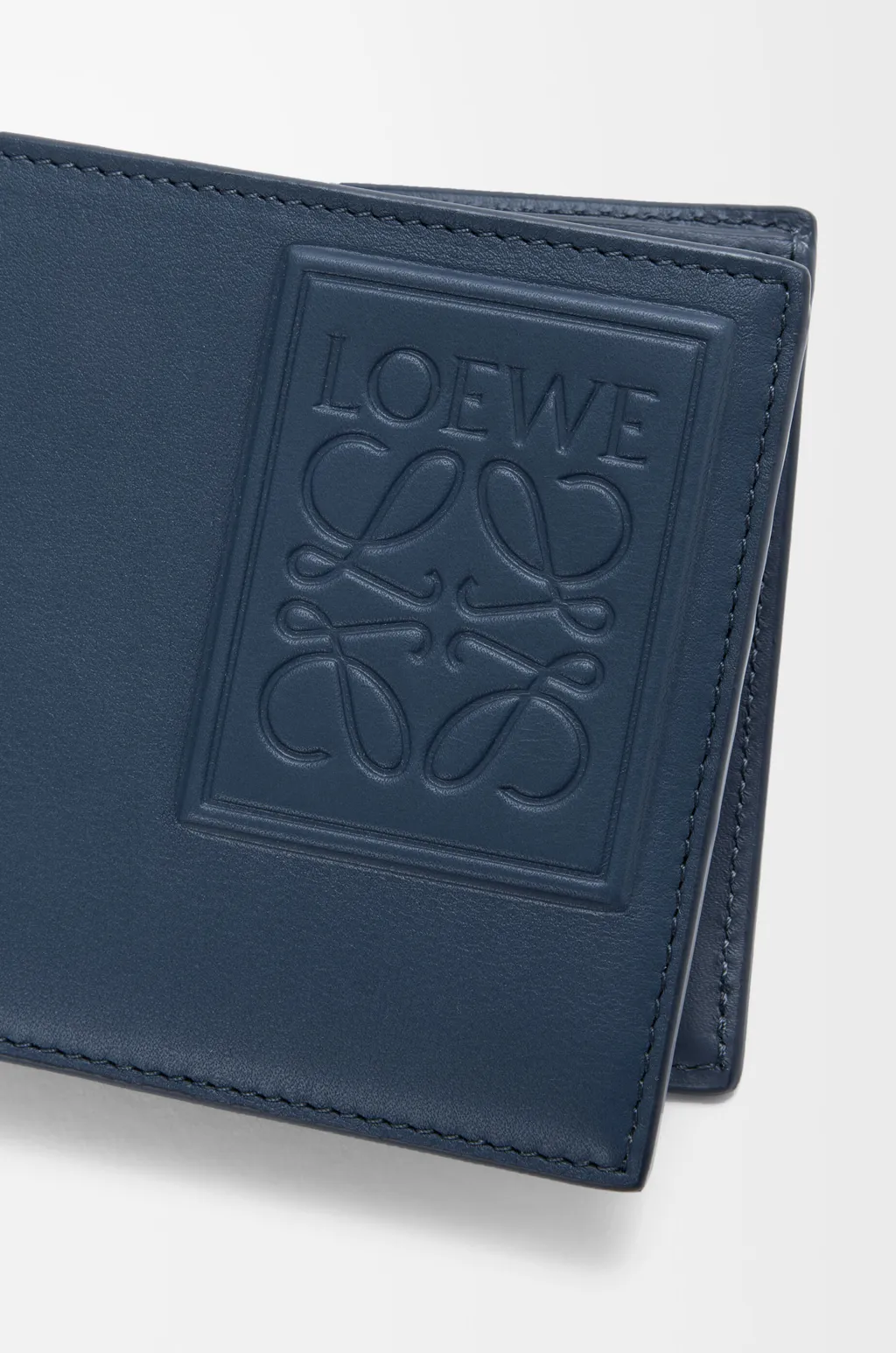 Bifold Coin Wallet In Satin Calfskin