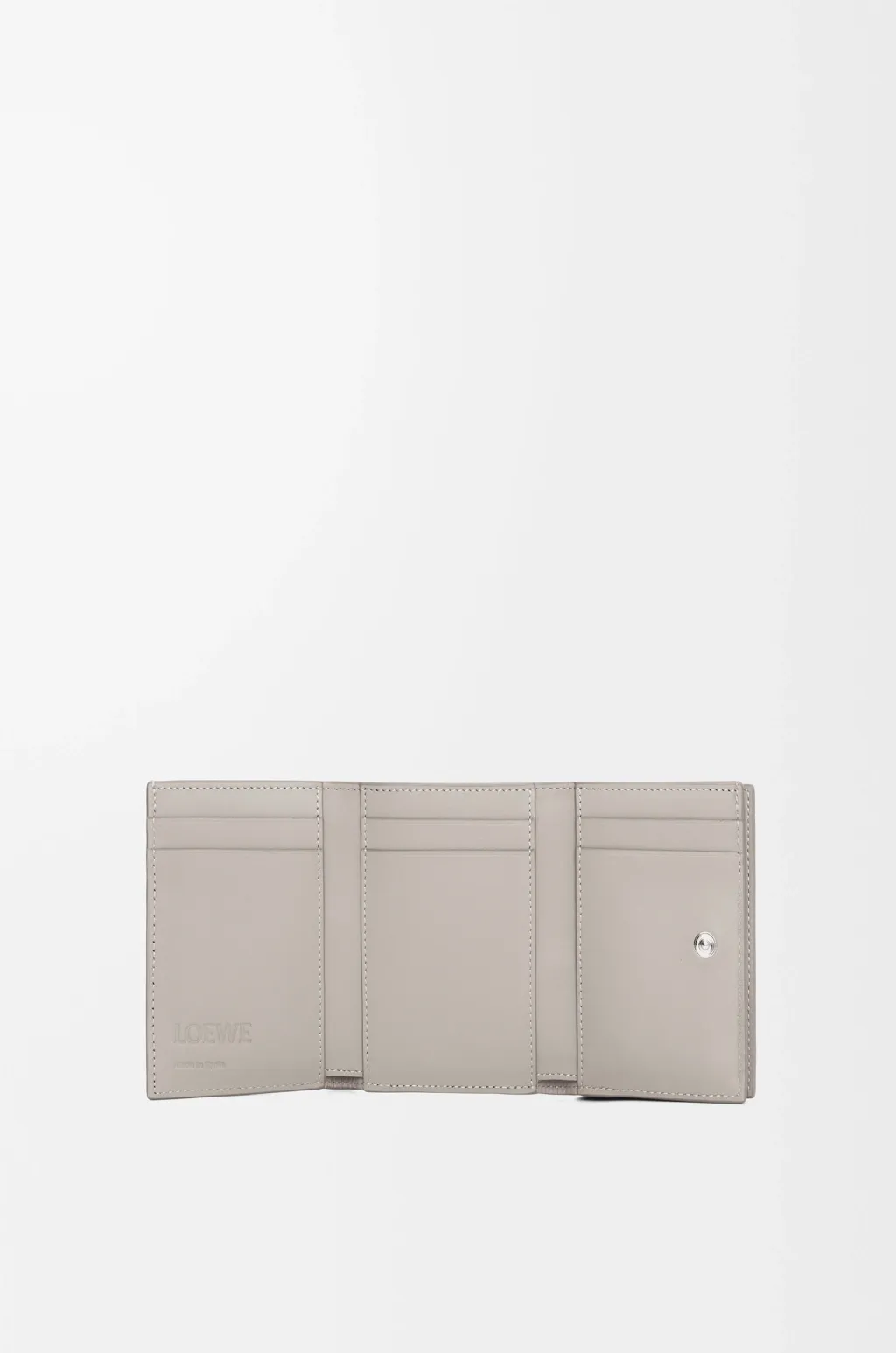 Trifold Wallet In Satin Calfskin