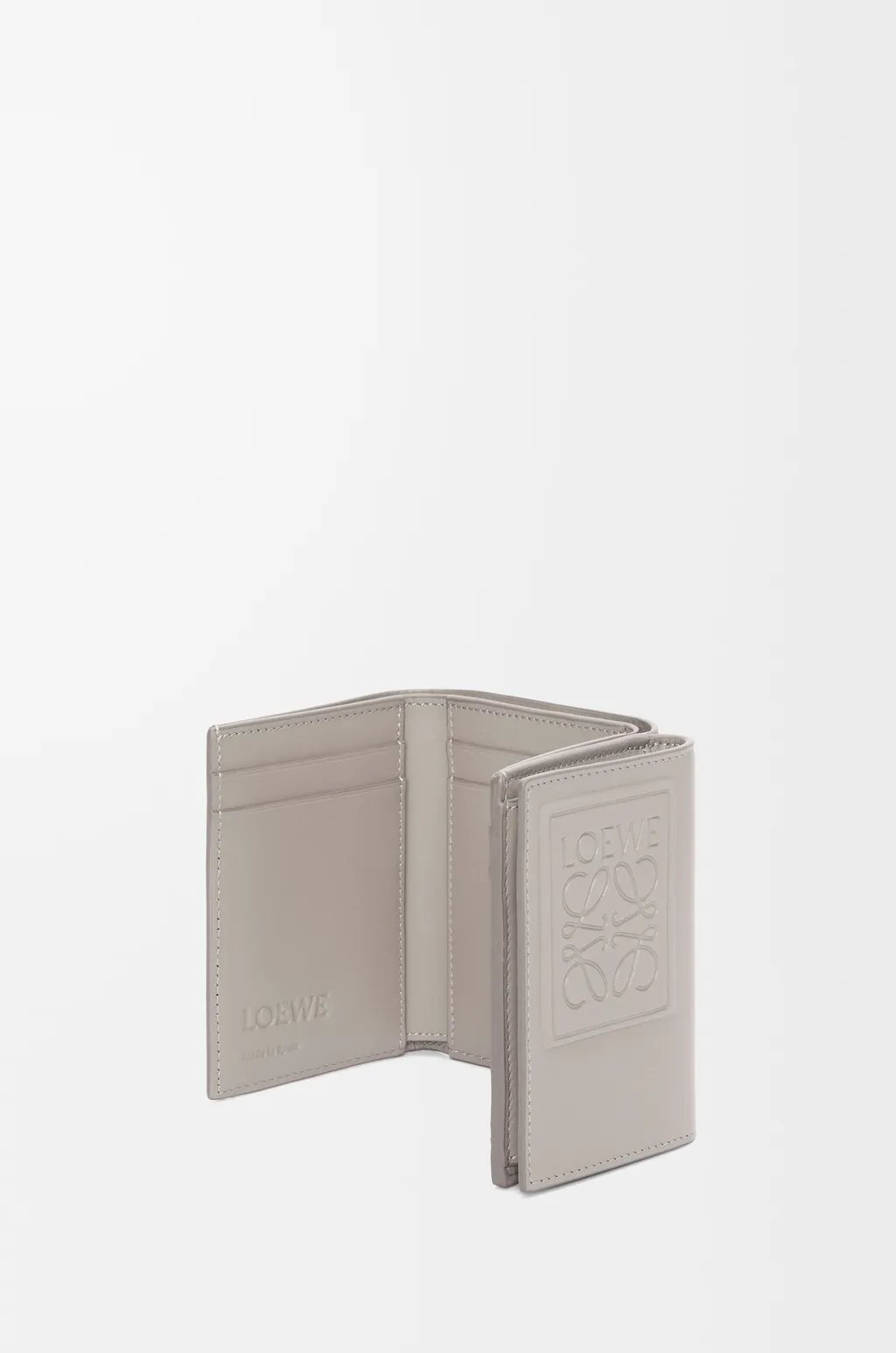 Trifold Wallet In Satin Calfskin