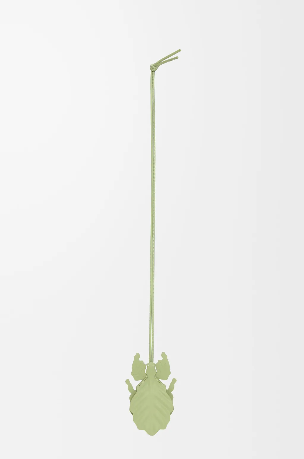 Leaf Insect Keyfob Charm In Classic Calfskin