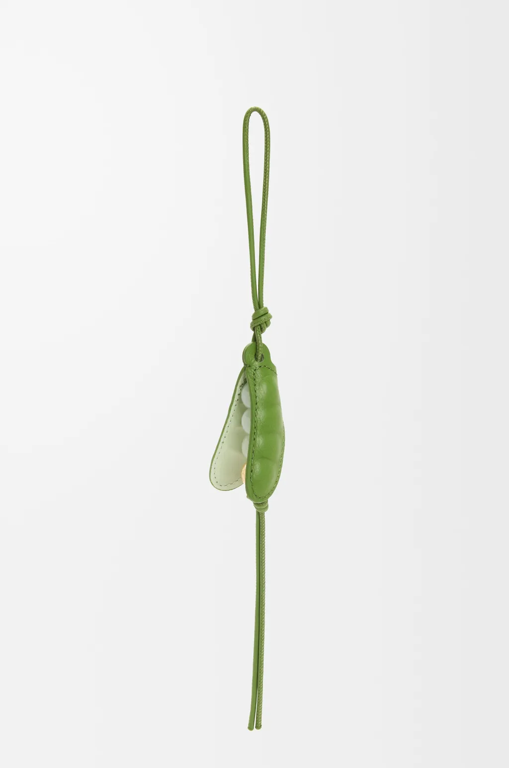 Pea Pod Charm In Classic Calfskin
