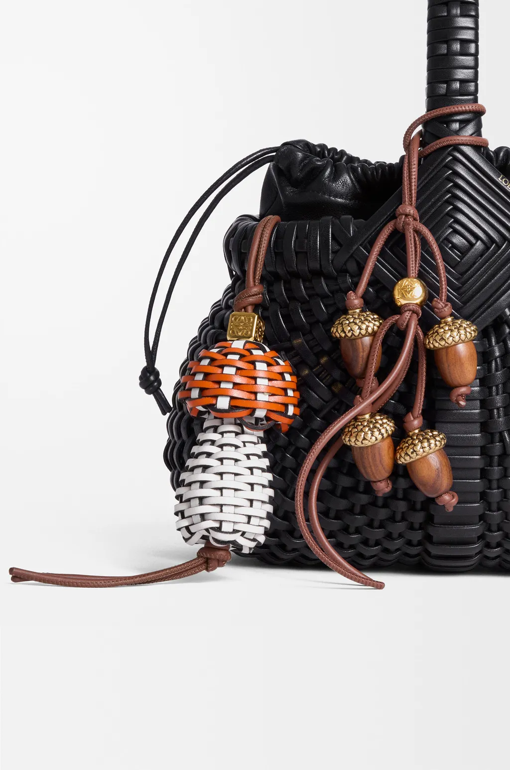 Mushroom Charm In Classic Calfskin