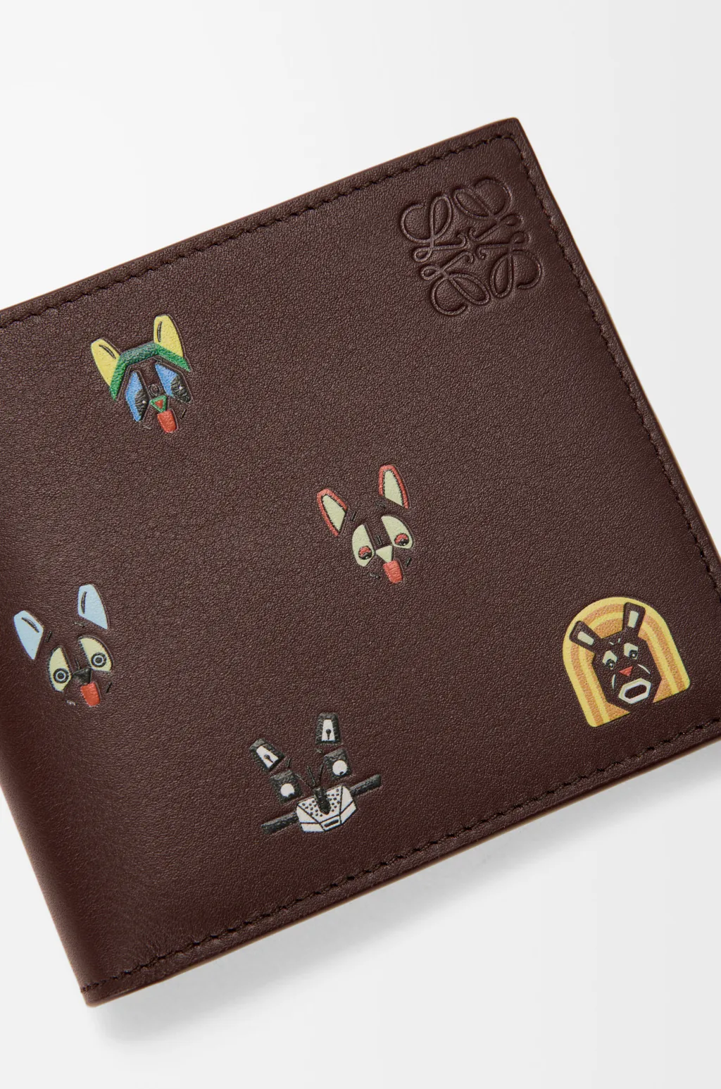 Cats Bifold Wallet In Classic Calfskin