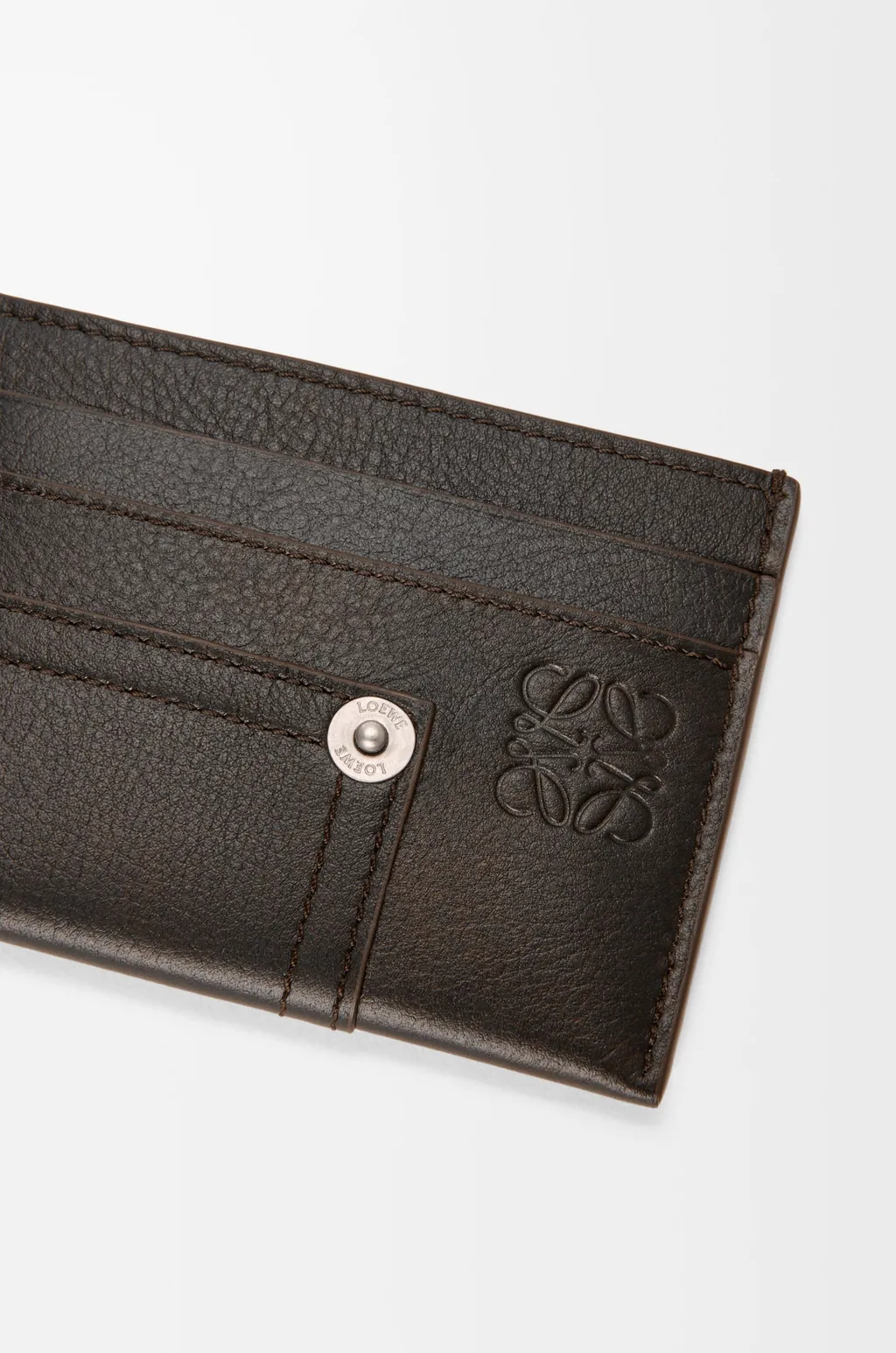 Panta Plain Cardholder In Shiny Calfskin