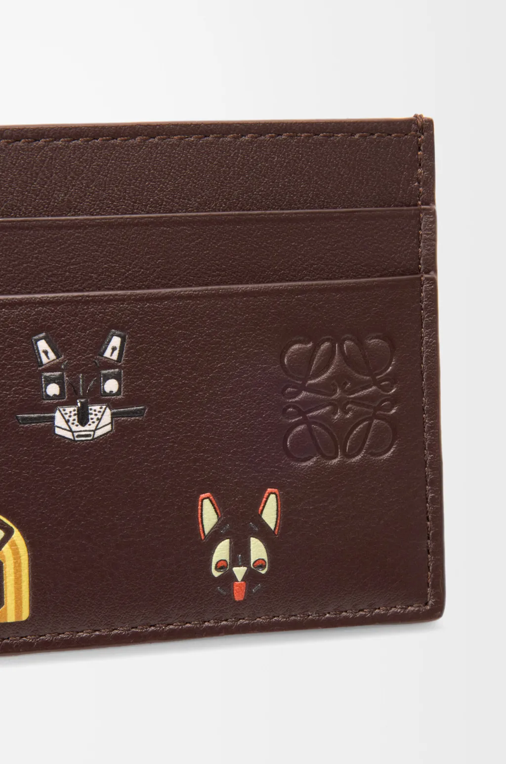 Cats Plain Cardholder In Classic Calfskin