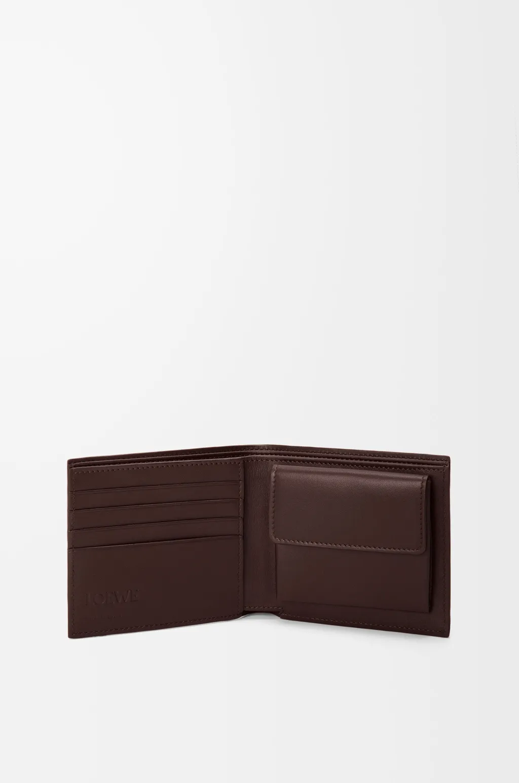 Cats Bifold Coin Wallet In Classic Calfskin
