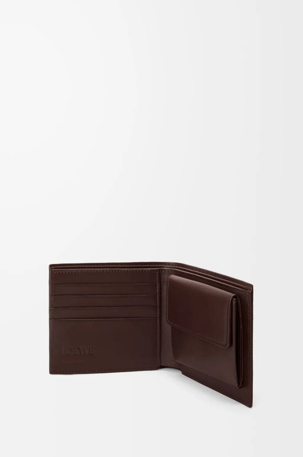 Cats Bifold Coin Wallet In Classic Calfskin