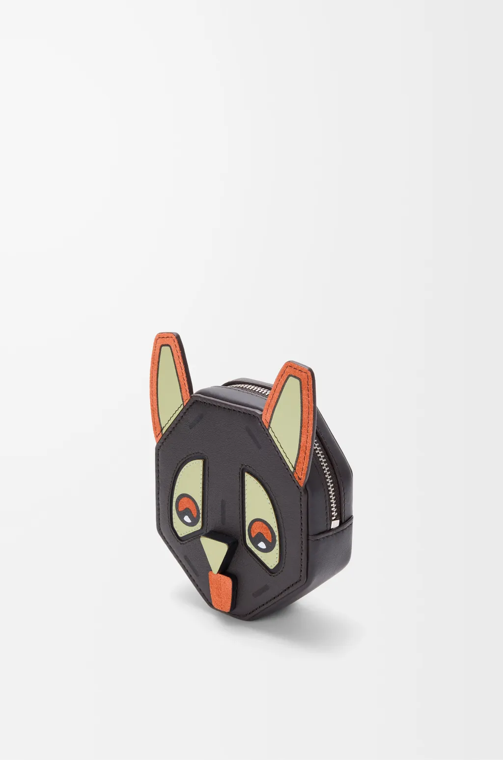 Futurist Cat Coincase In Classic Calfskin