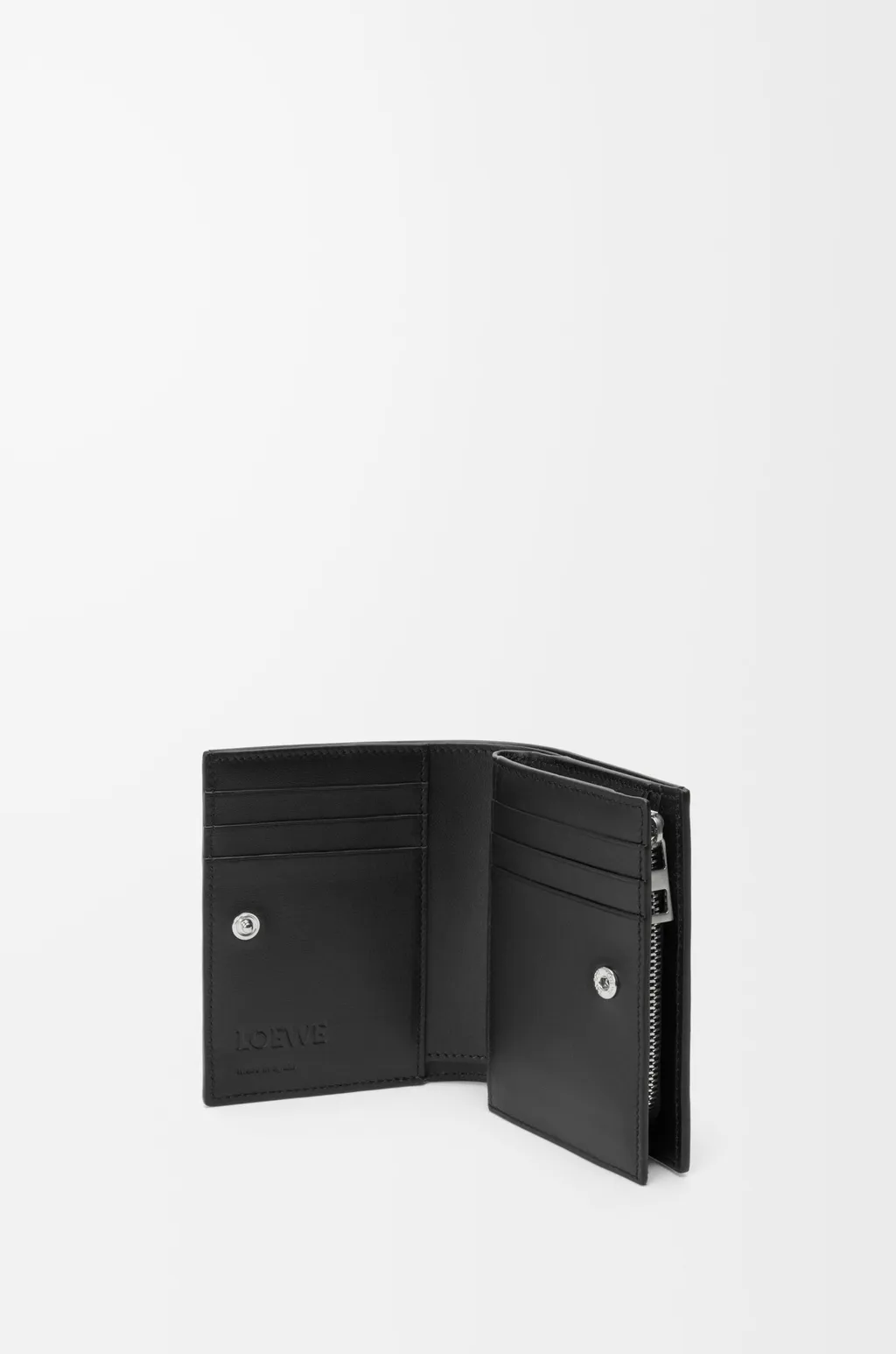 Panta Compact Wallet In Shiny Calfskin