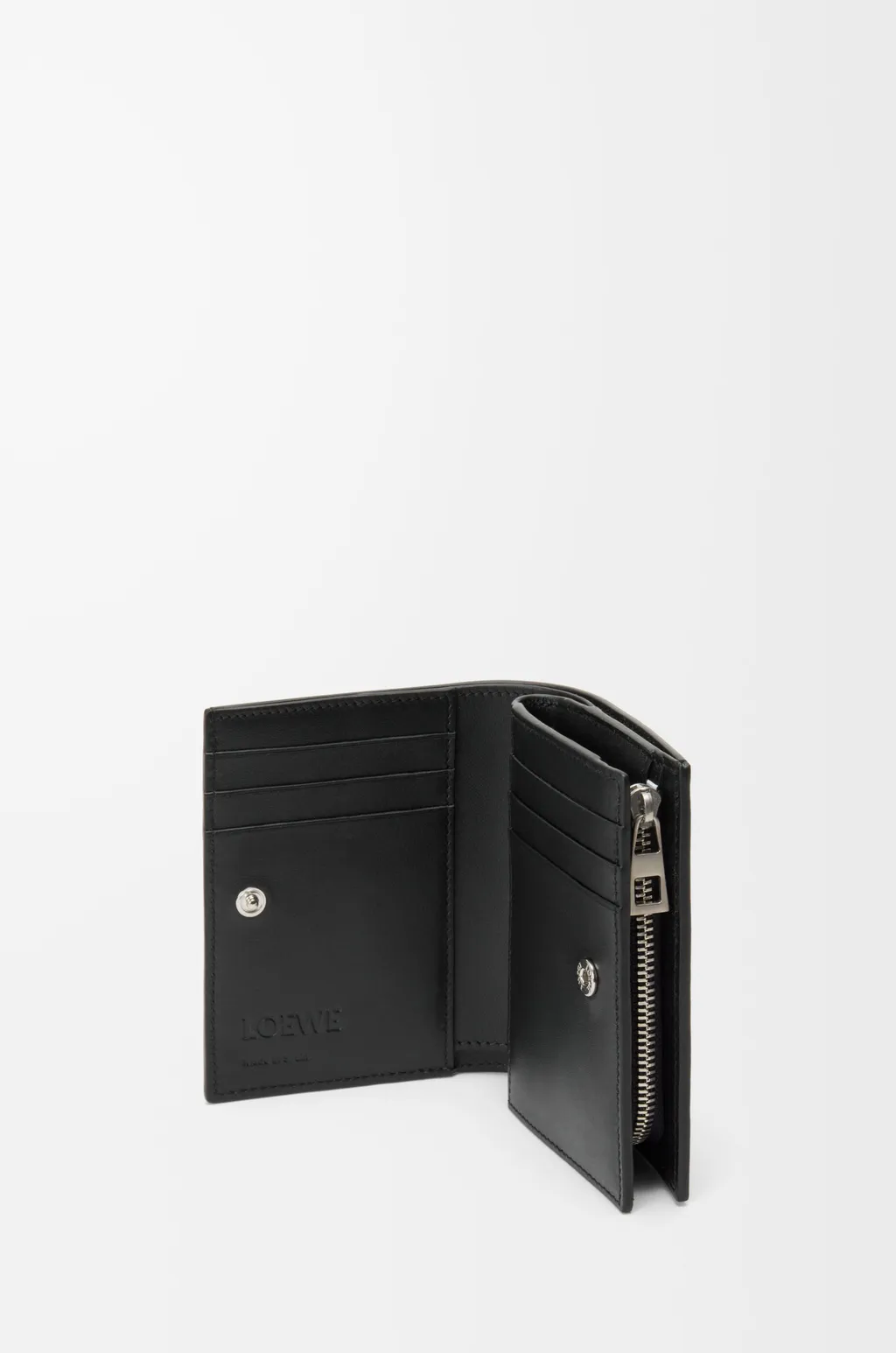 Panta Compact Wallet In Shiny Calfskin