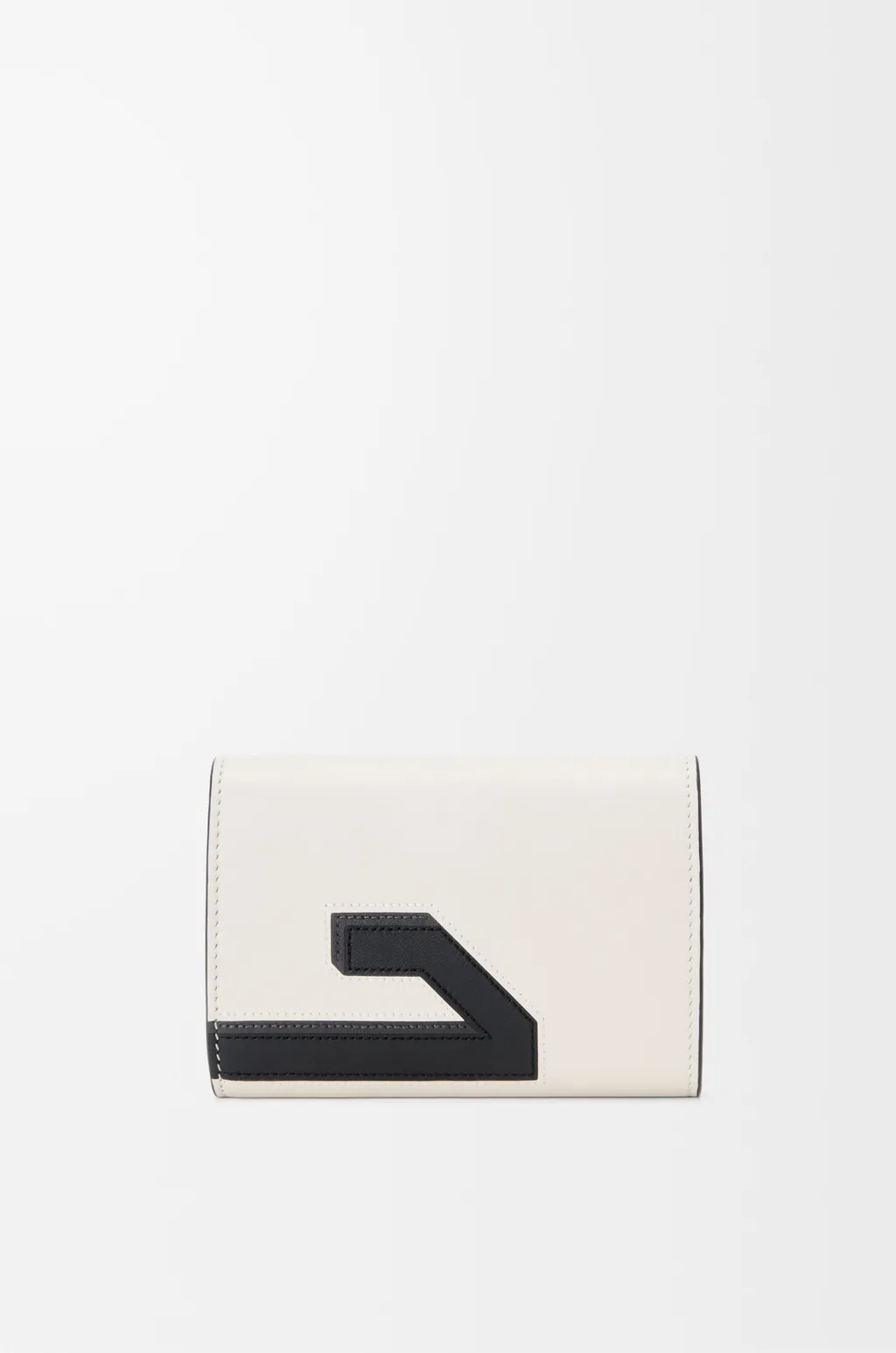 Futurist Cat Small Vertical Wallet In Classic Calfskin