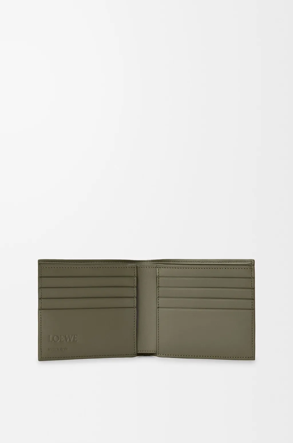 Bifold Wallet In Soft Grained Calfskin