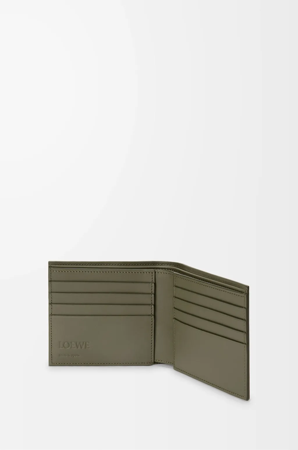 Bifold Wallet In Soft Grained Calfskin