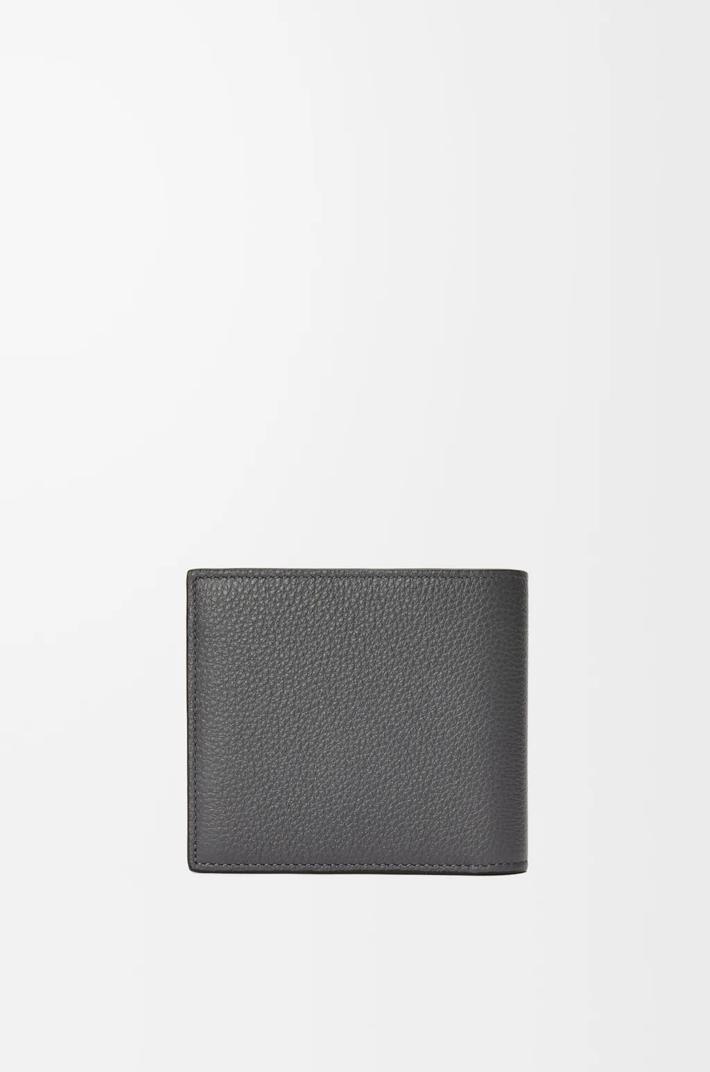 Bifold Coin Wallet In Soft Grained Calfskin